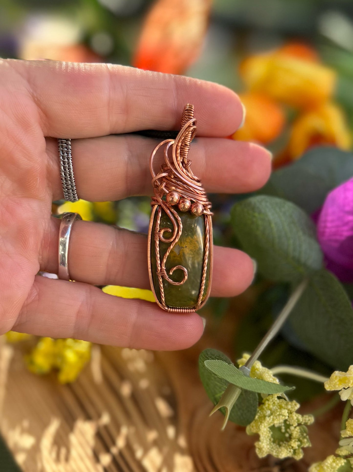Ocean Jasper in Copper