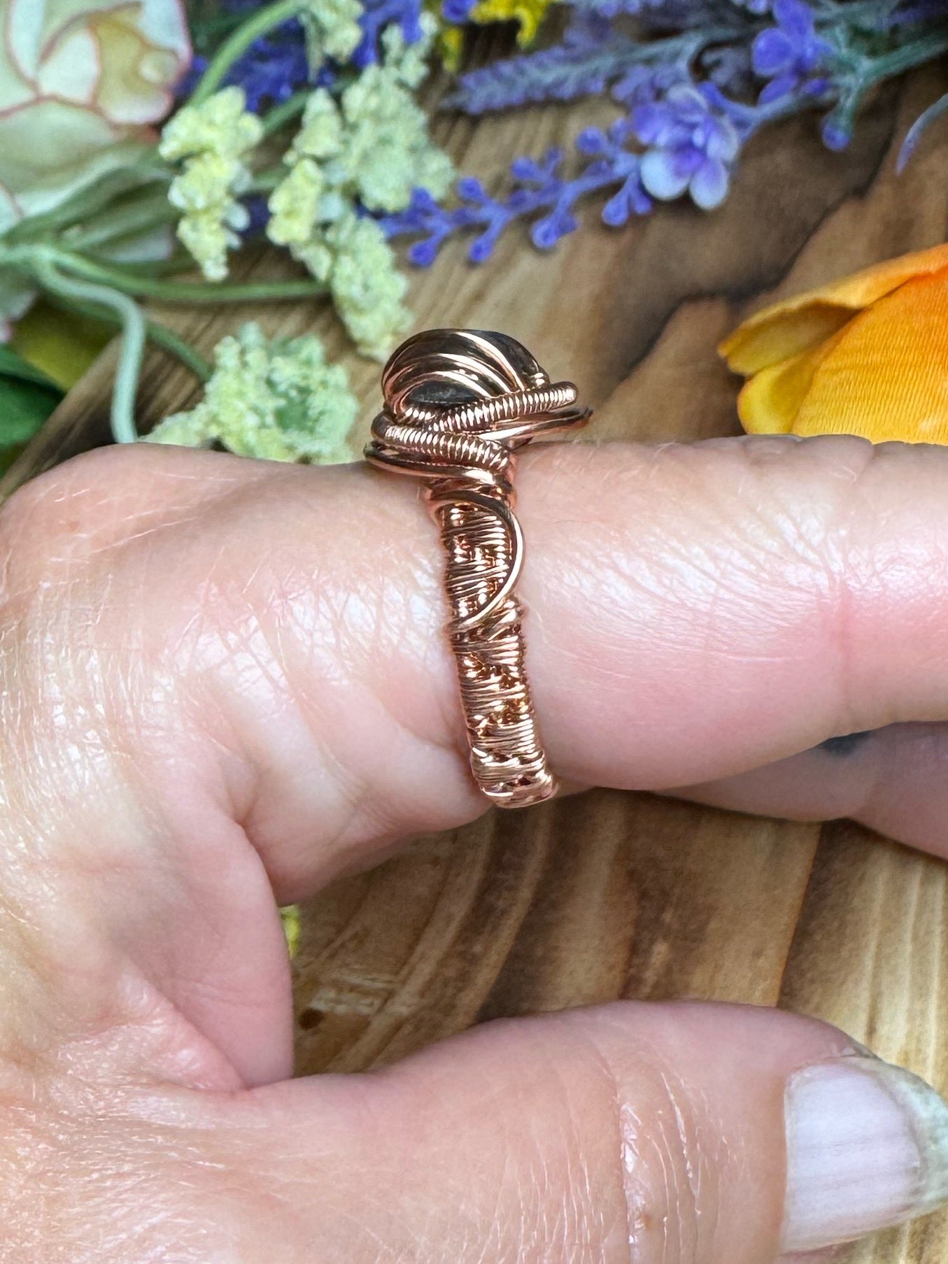 Labradorite in Copper Size 7