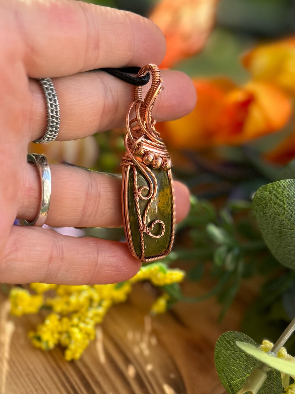 Ocean Jasper in Copper