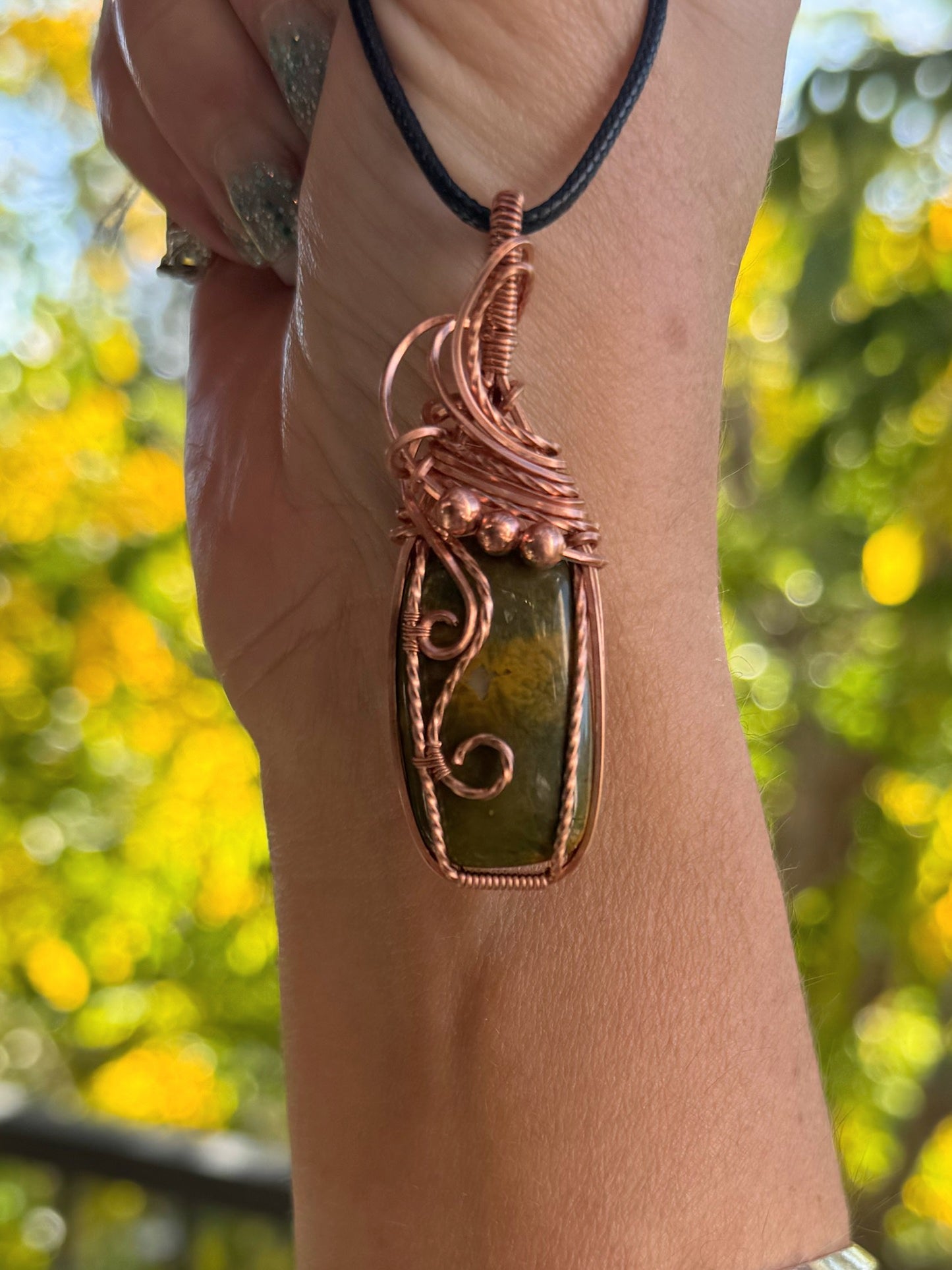 Ocean Jasper in Copper