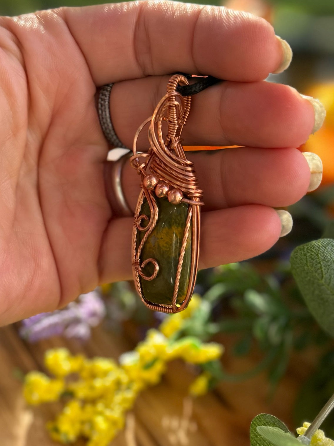 Ocean Jasper in Copper