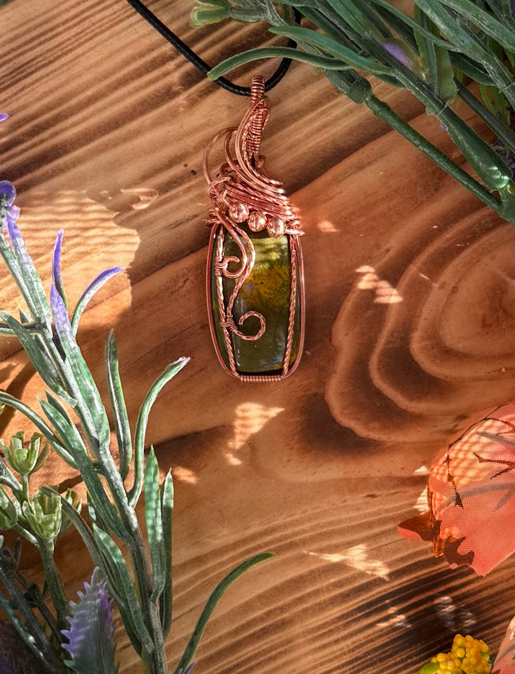 Ocean Jasper in Copper