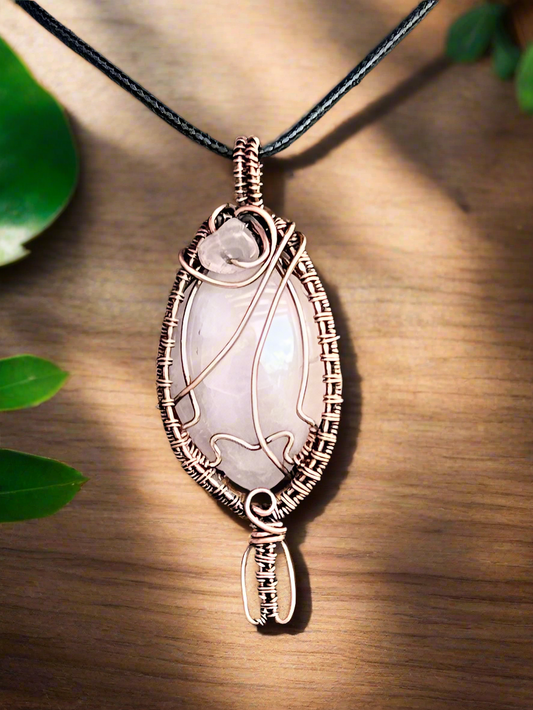 Rose Quartz in Copper