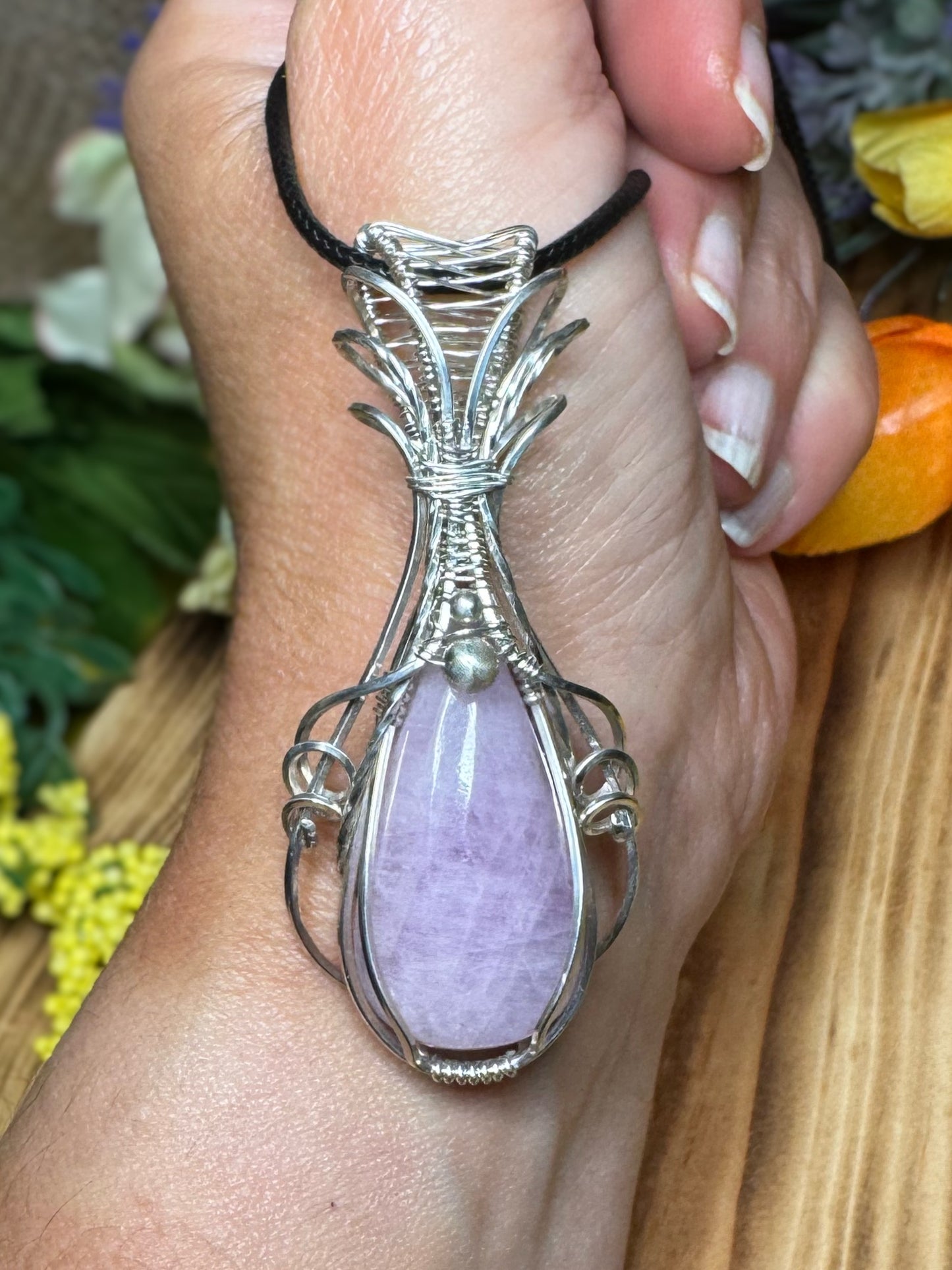 Kunzite in Sterling Silver
