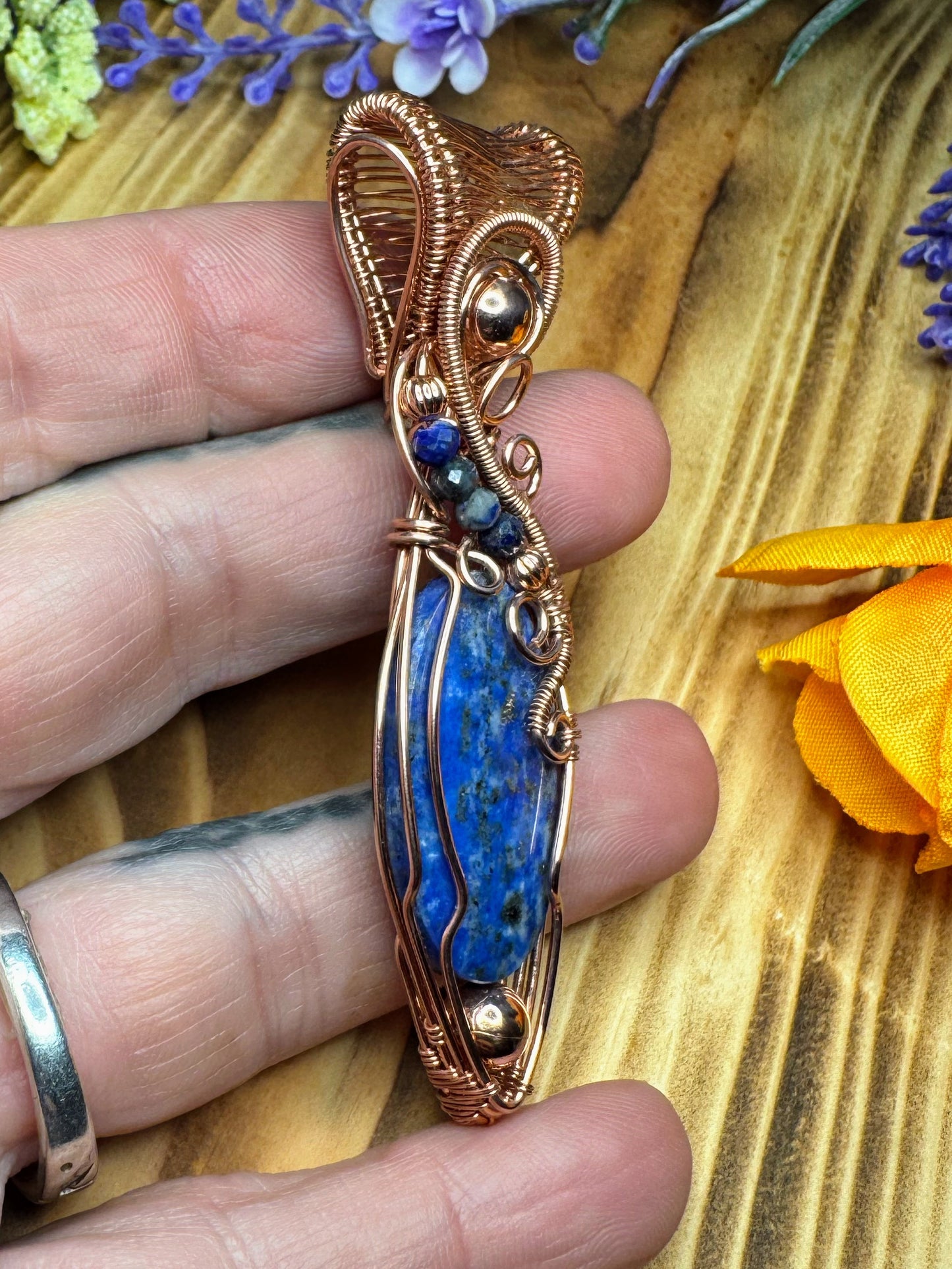 Lapis Lazuli & Lapis Lazuli in Copper