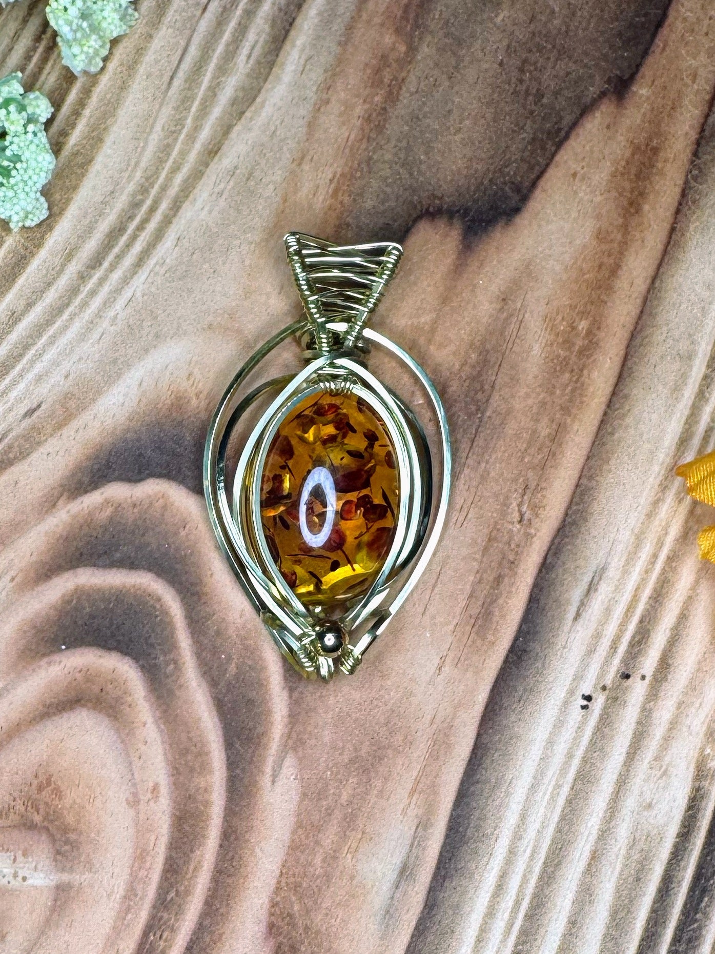 Reconstructed Amber in Brass