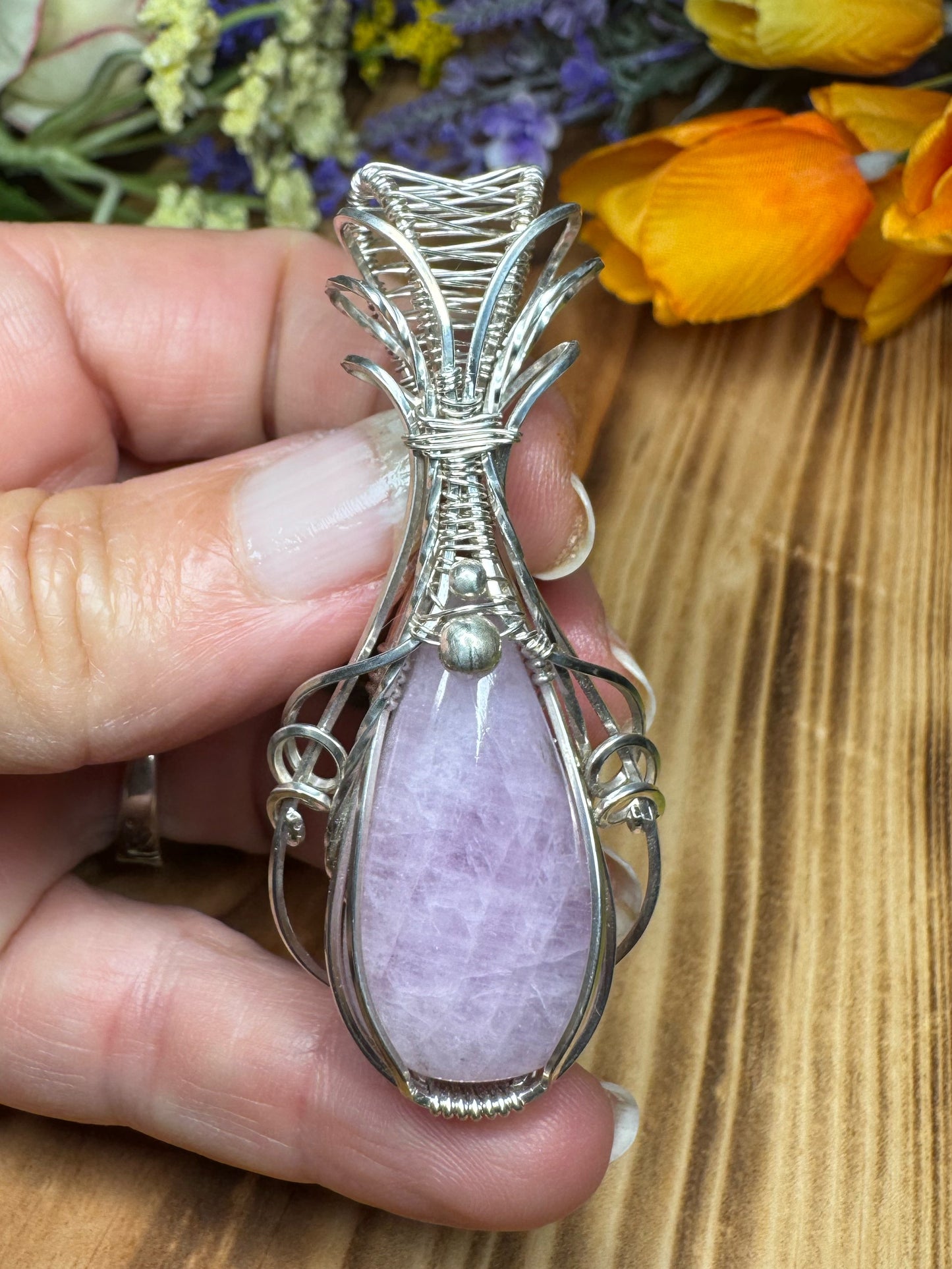 Kunzite in Sterling Silver
