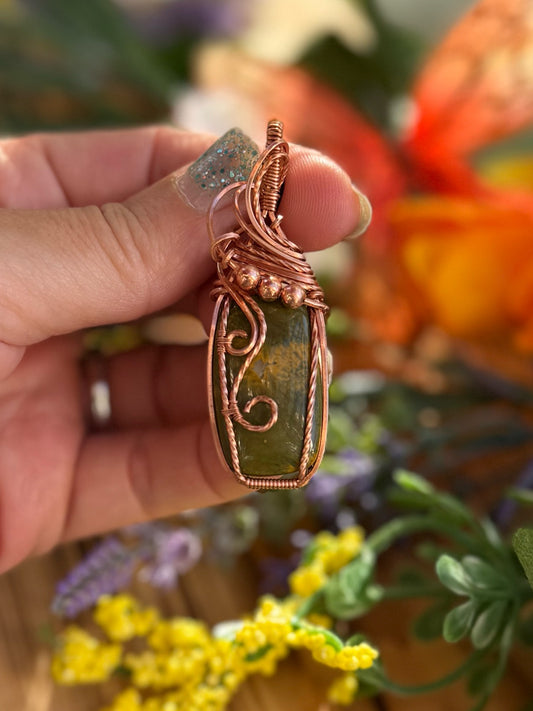Ocean Jasper in Copper