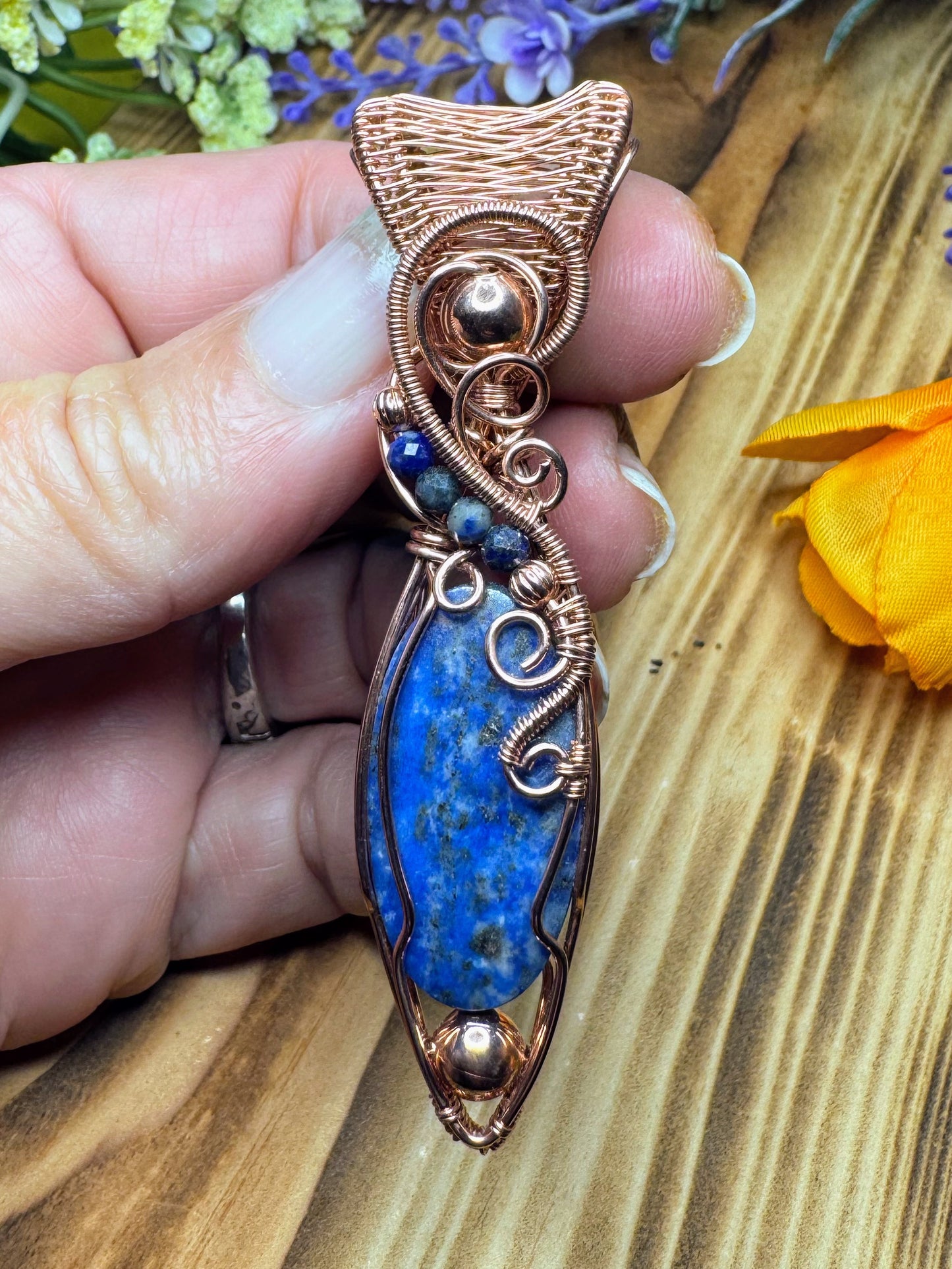 Lapis Lazuli & Lapis Lazuli in Copper