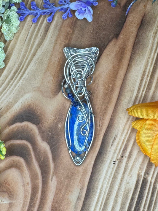 Lapis Lazuli & Lapis Lazuli in Sterling Silver