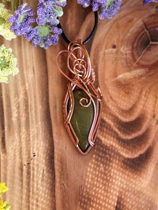 Ocean Jasper in Copper