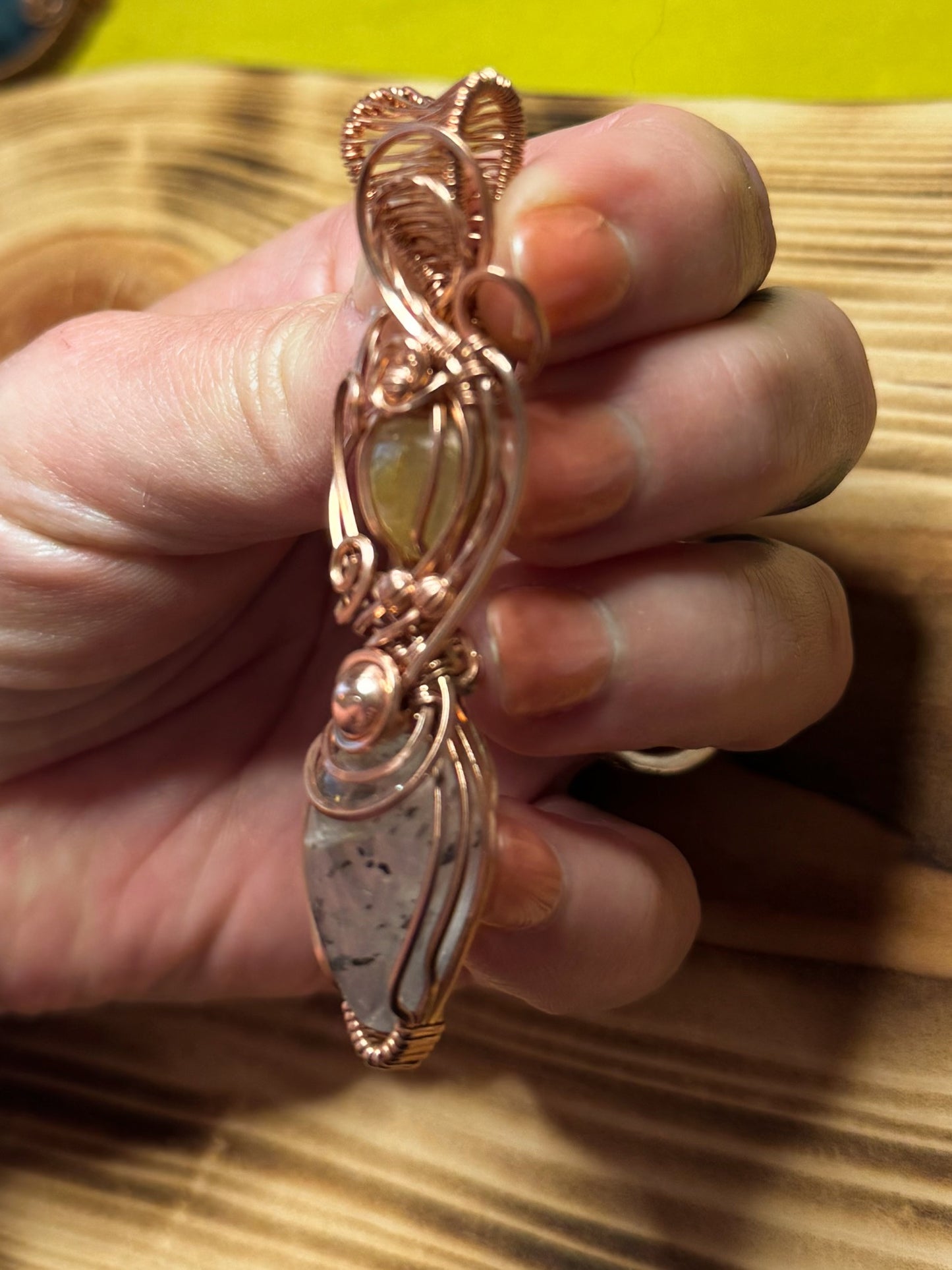 Rutilated Quartz & Quartz with inclusions in Copper