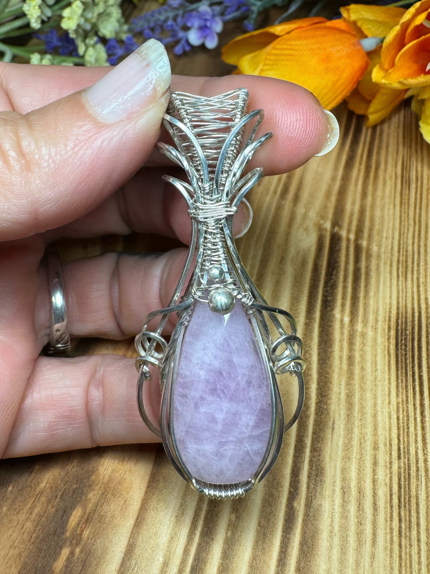 Kunzite in Sterling Silver