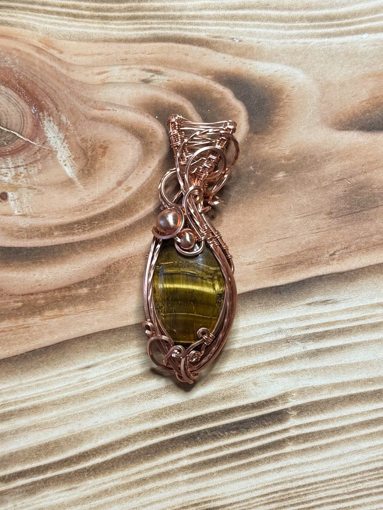 Tigers Eye in Copper