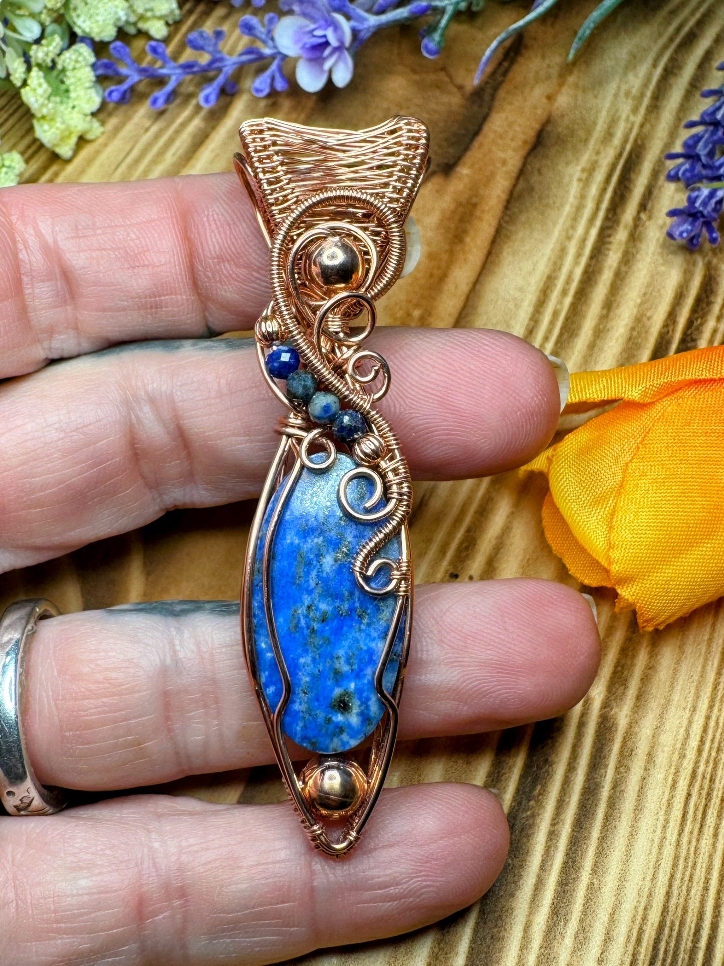 Lapis Lazuli & Lapis Lazuli in Copper