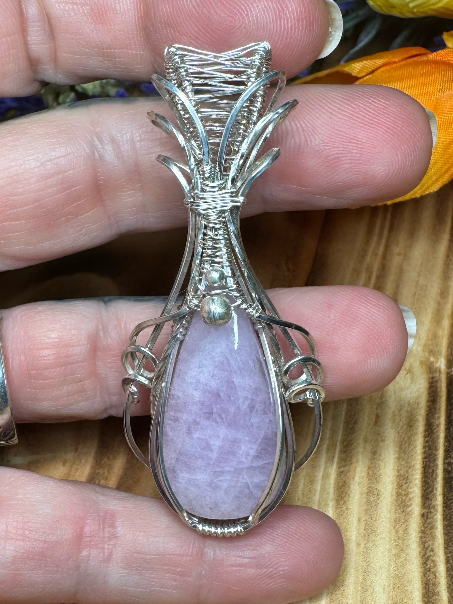 Kunzite in Sterling Silver