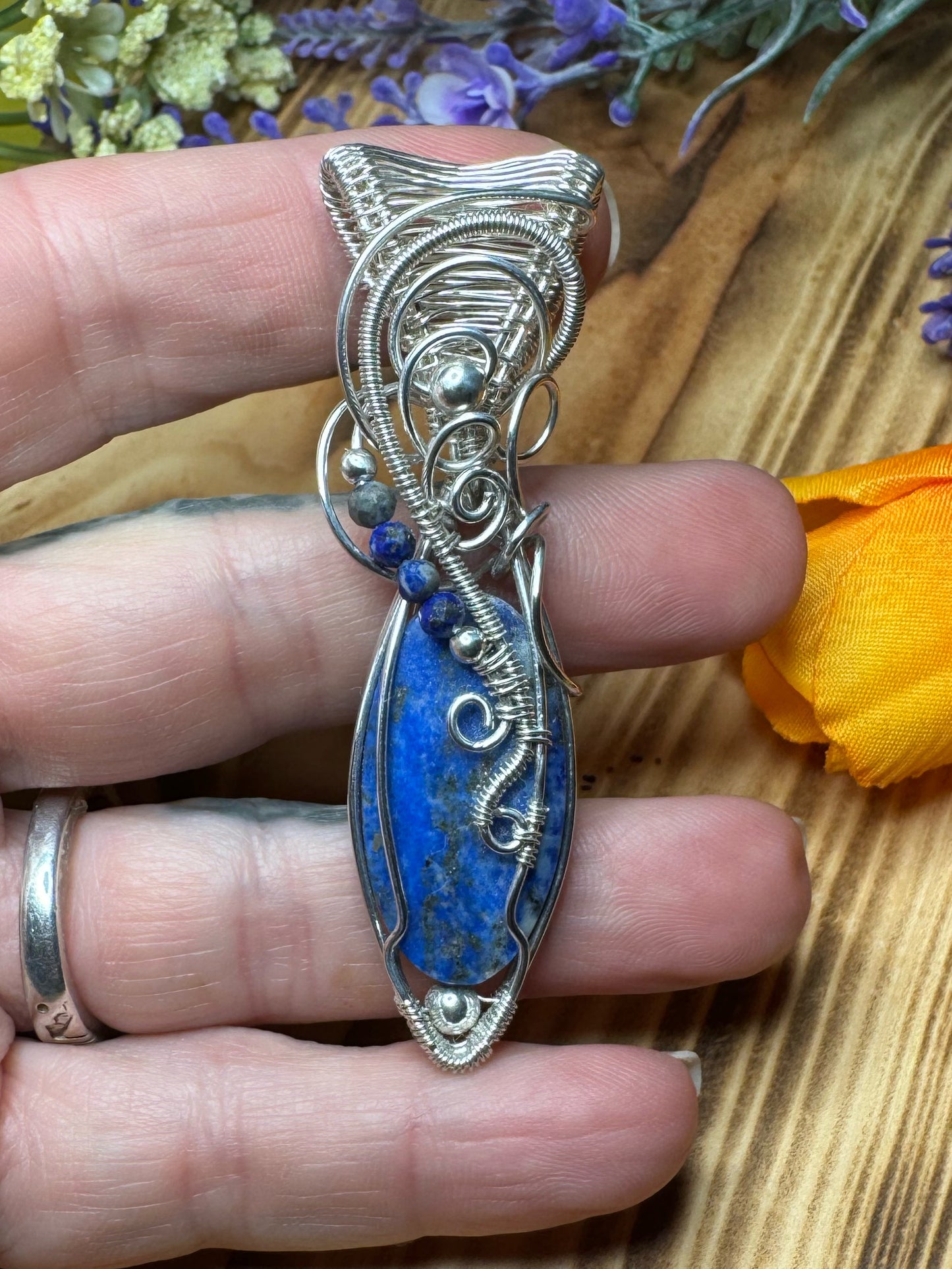 Lapis Lazuli & Lapis Lazuli in Sterling Silver